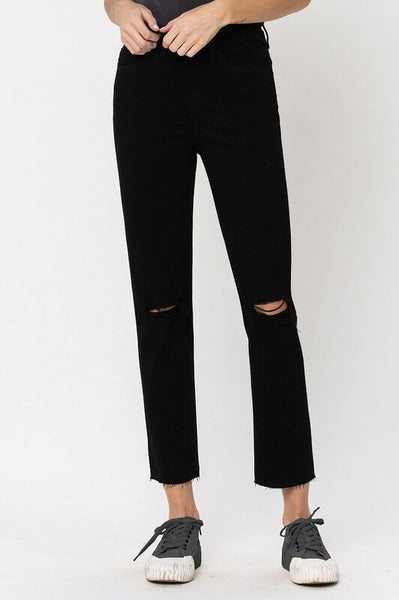 Vervet High Rise Straight Leg Jeans