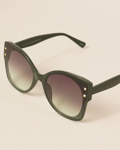 Sleek Cat Eye Sunglasses- Assorted Colors