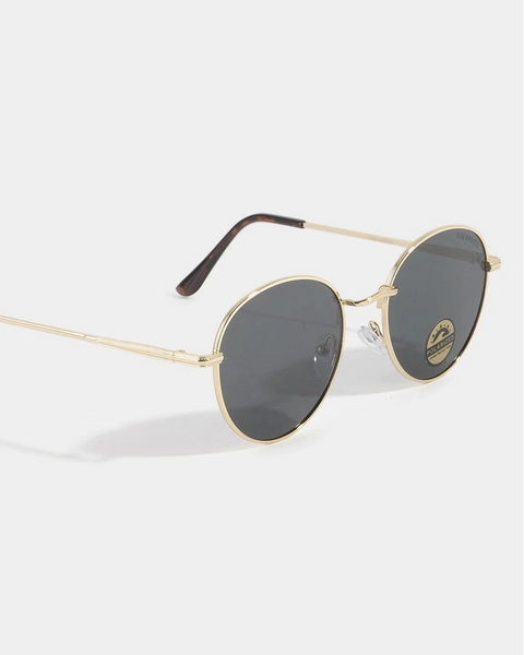 Round Metal Frame Polarized Sunglasses- Assorted Frame Colors