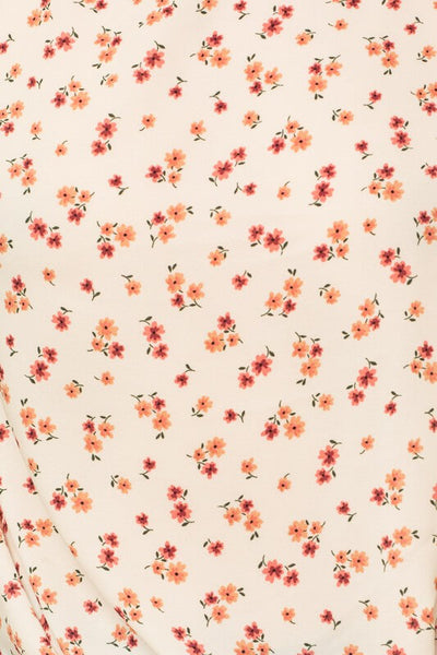 Elsie Short Sleeve Ditsy Floral Top- Multi