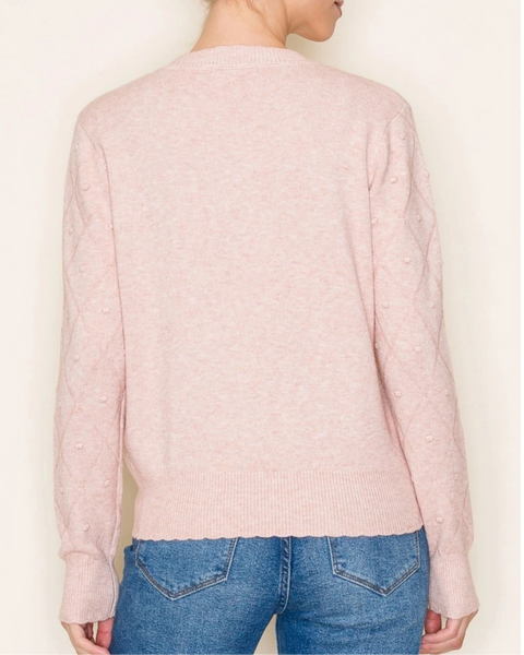 Lucy Scallop Edge Crew Neck Sweater