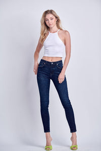 Artemis Vintage High Rise Skinny Jeans- Dark Wash