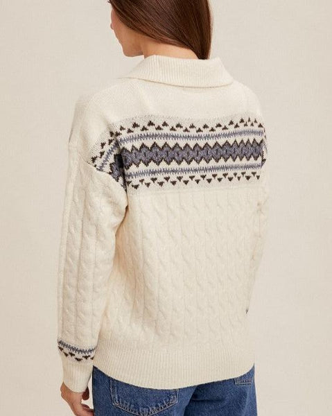 Winter Dreams Cable Knit Sweater