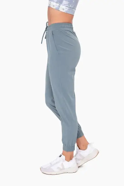 Elin Classic Joggers- Blue Green