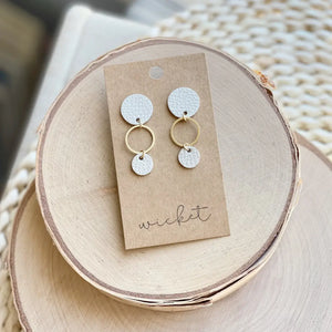 Two Moon Studs- Natural