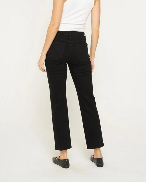 Mica Mid Rise Ankle Straight Jeans- Gentle Night