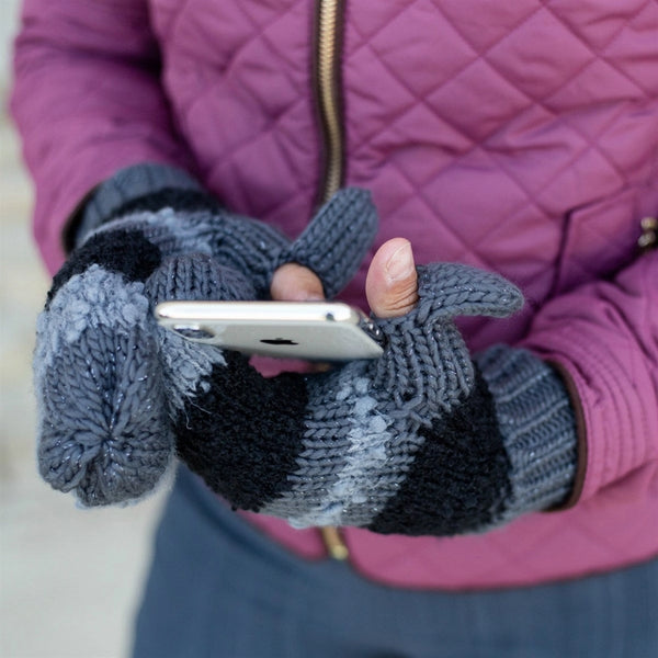 CC Touchscreen Mittens- Black