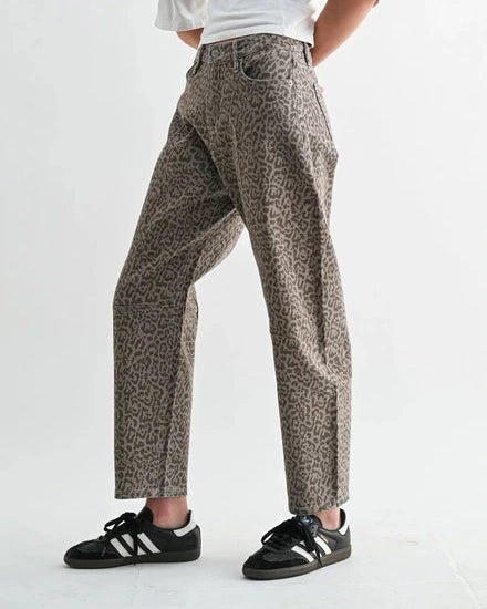 Mica High Rise Tummy Tuck Ankle Barrel- Ash Brown