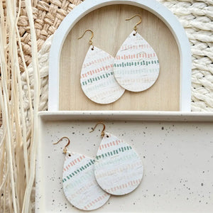 Lando Earrings- Garden Stripe