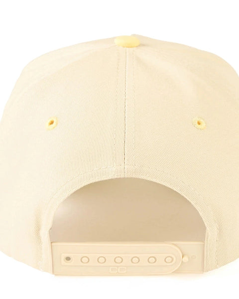 Out Here Dilly Dallying Trucker Hat- Butter Yellow