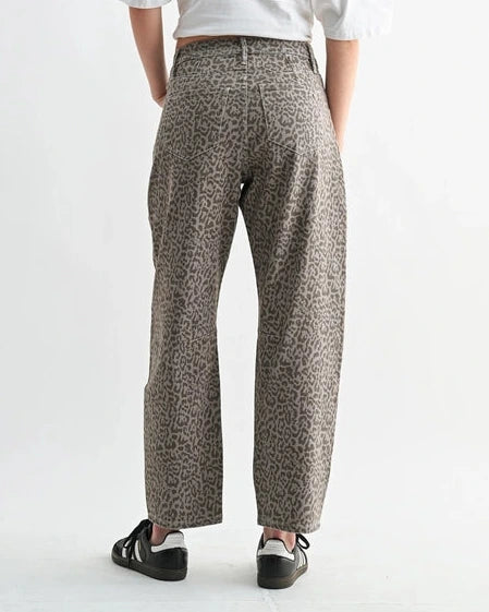 Mica High Rise Tummy Tuck Ankle Barrel- Ash Brown