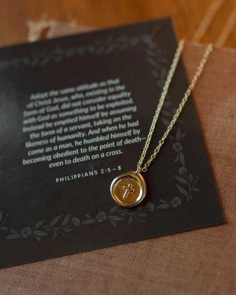 Sealed Cross Necklace- The Daily Grace Co
