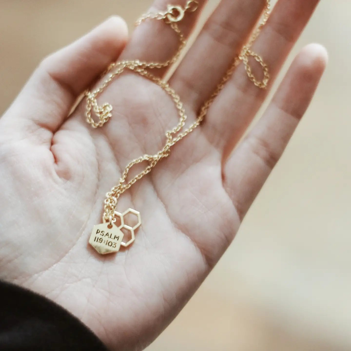 Honeycomb Necklace- The Daily Grace Co.