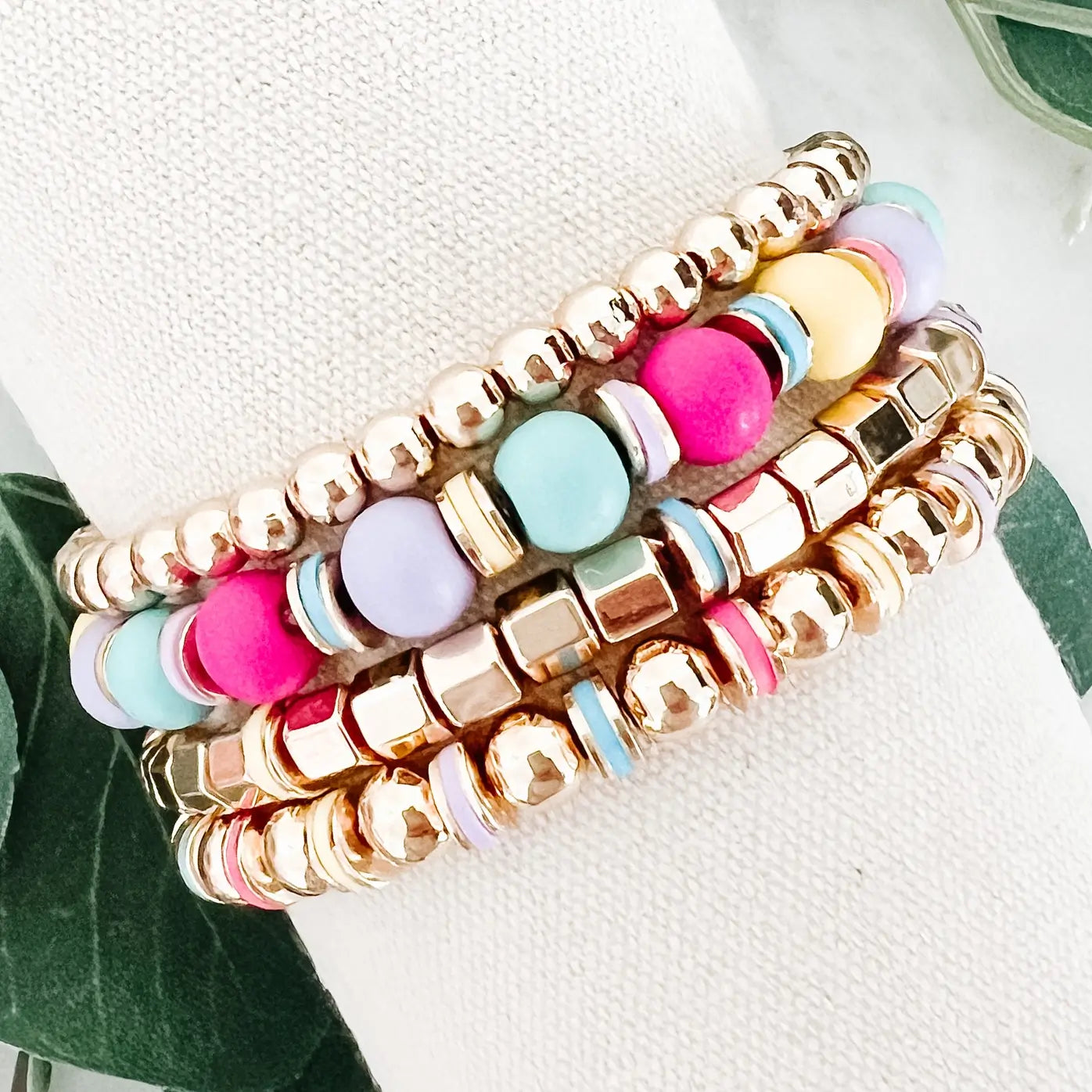 Technicolor Treasure Bracelet Set- Multi