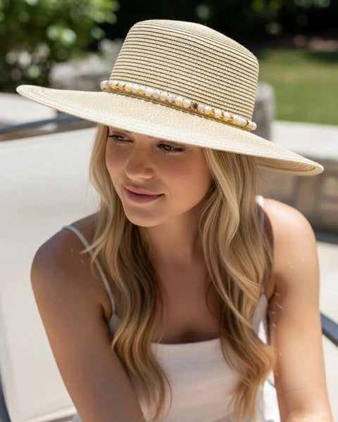 Elin Summer Sun Hat- Natural