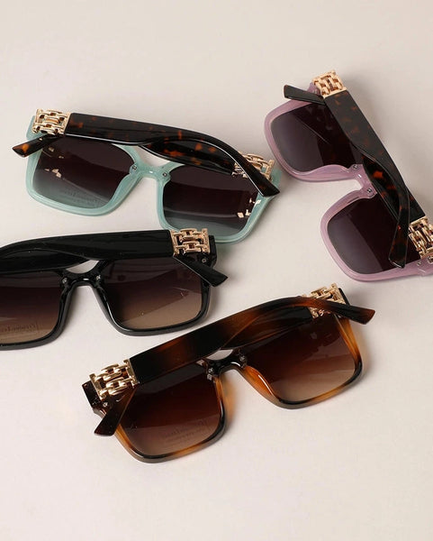 Square Shape Sunglasses- Assorted Colors