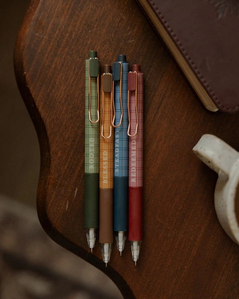 Plaid Pen Set- The Daily Grace Co