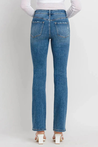 Vervet High Rise Bootcut Jeans- Medium Wash