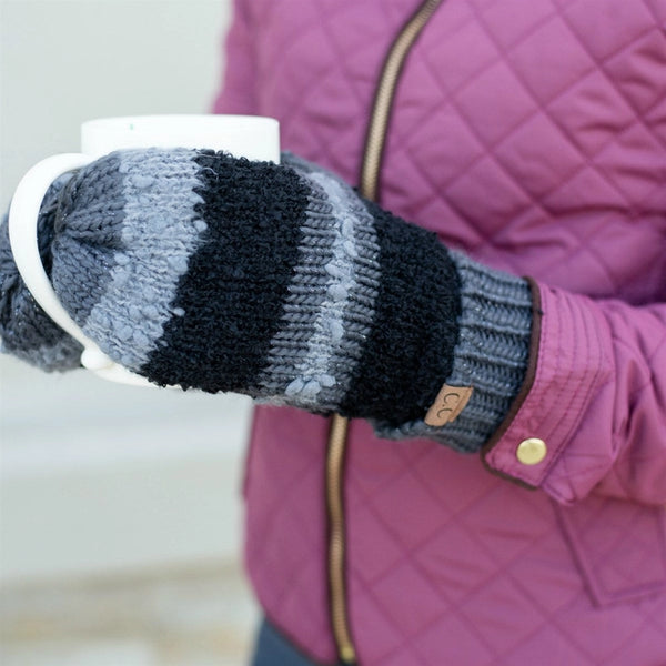 CC Touchscreen Mittens- Black