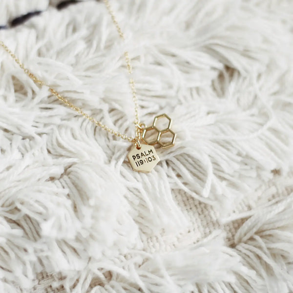 Honeycomb Necklace- The Daily Grace Co.