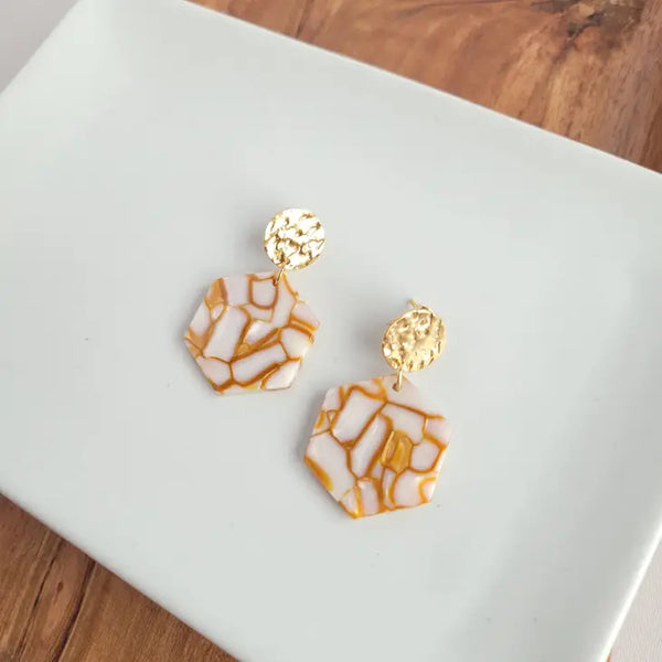 Roxy Earrings- Pumpkin Spice