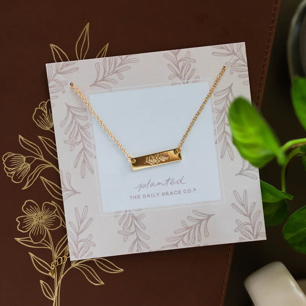 The Lord Provides Necklace- The Daily Grace Co.