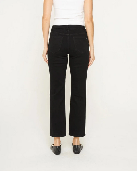 Mica Mid Rise Ankle Straight Jeans- Gentle Night