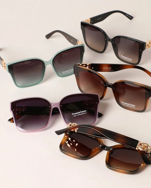 Square Shape Sunglasses- Assorted Colors