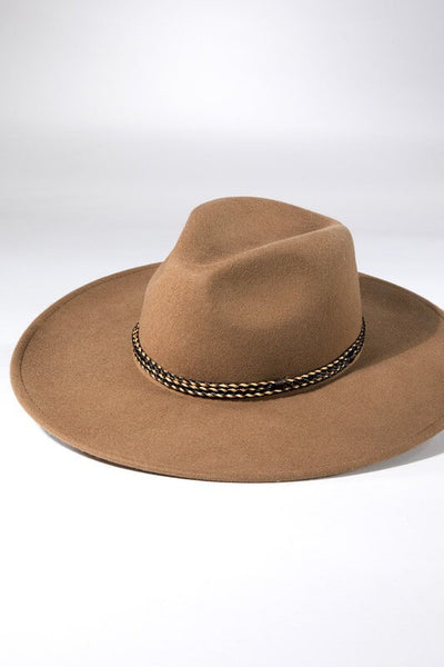 Romy Wool Panama Hat- Pecan