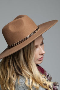 Romy Wool Panama Hat- Pecan