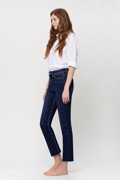 Vervet High Rise Stretch Slim Straight Jeans
