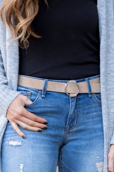 Tucker Fully Adjustable Belt- Tan