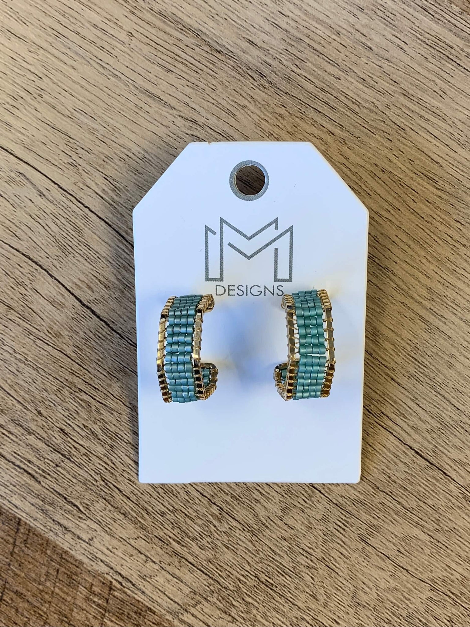 Looper Earrings- Turquoise